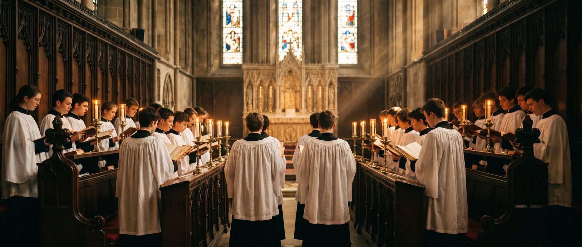 The Cathedral Choir at Evensong